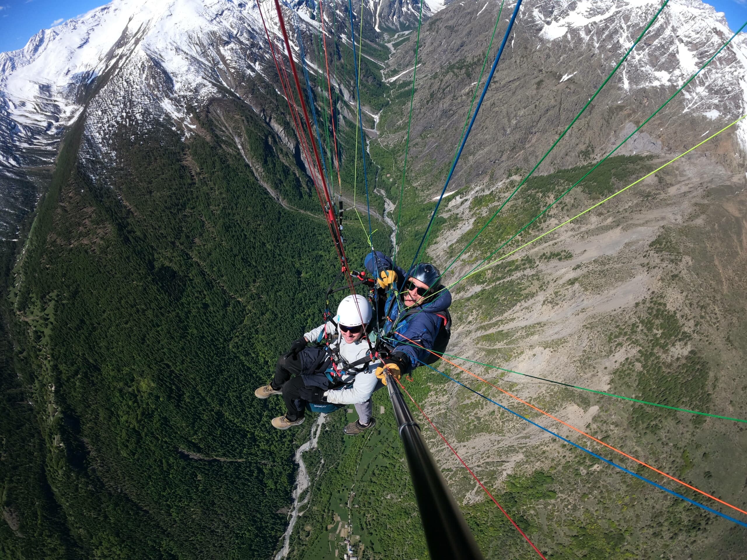 GoPro de vol de parapente Puy St Vincent